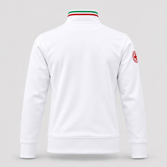 Felpa TRICOLORE CRI CROCE ROSSA Bianco/Tricolore