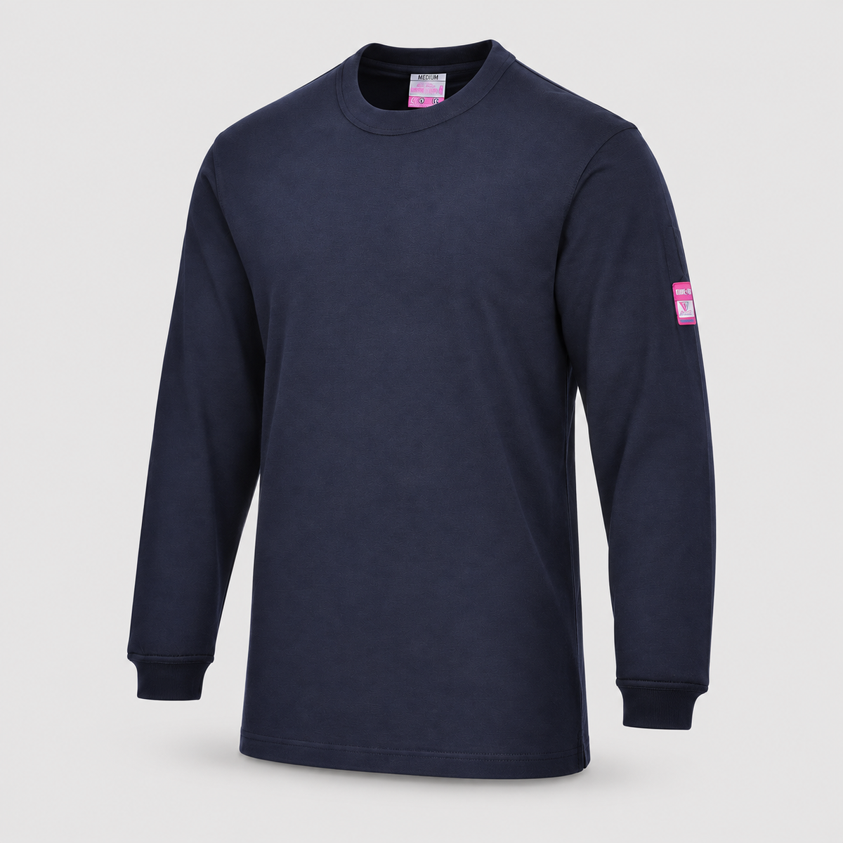 T-Shirt FR Modaflame art.FR11 m/lunga PWEST Blu Navy 2XL