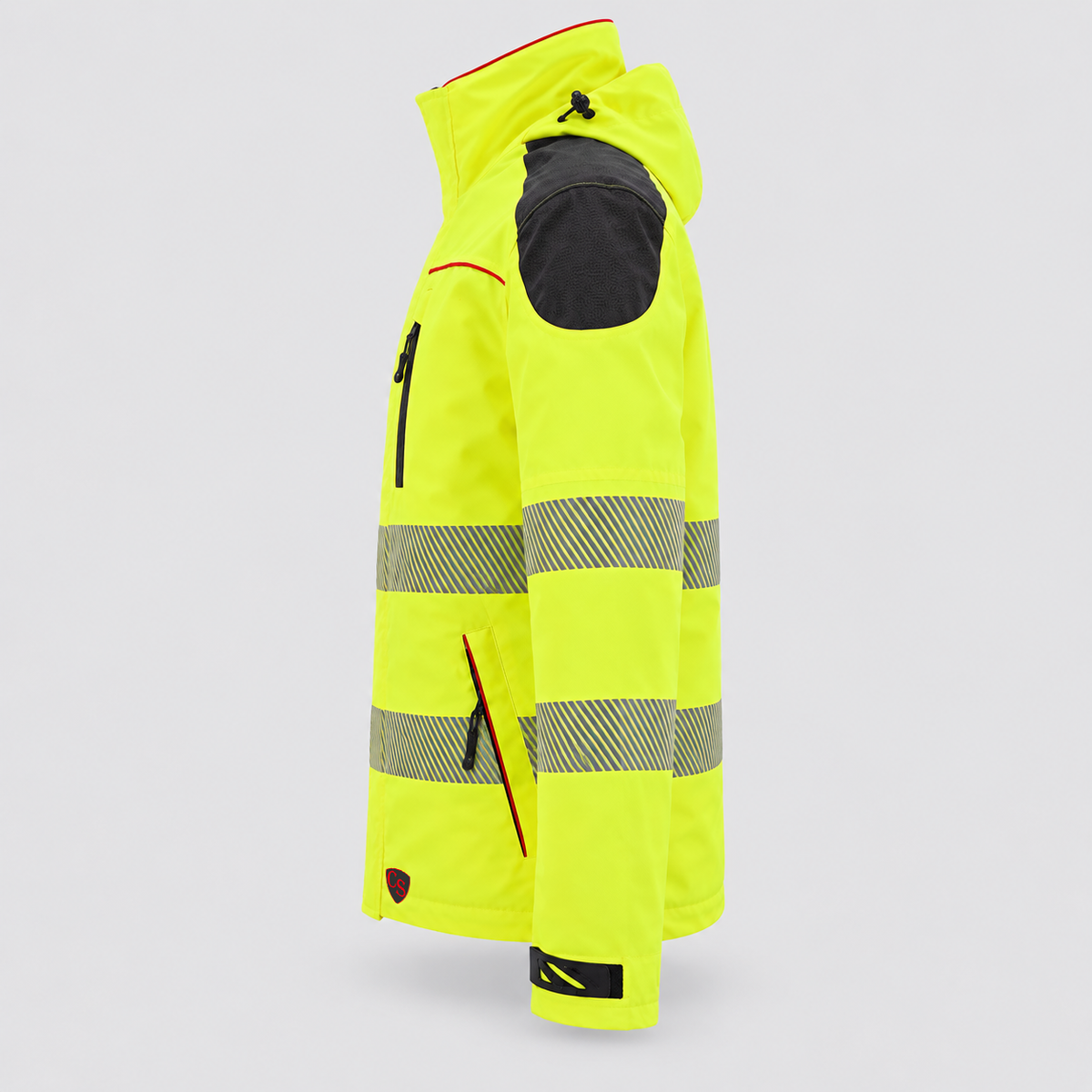 Giaccone GIACTEC POWER 3S - foderato in Pile Giallo Fluo