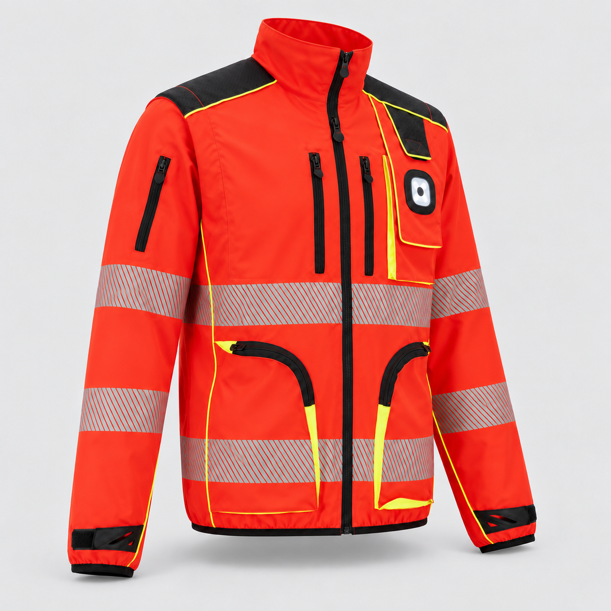 Giubbino art. GIUBTEC LUMEN Rosso Fluo