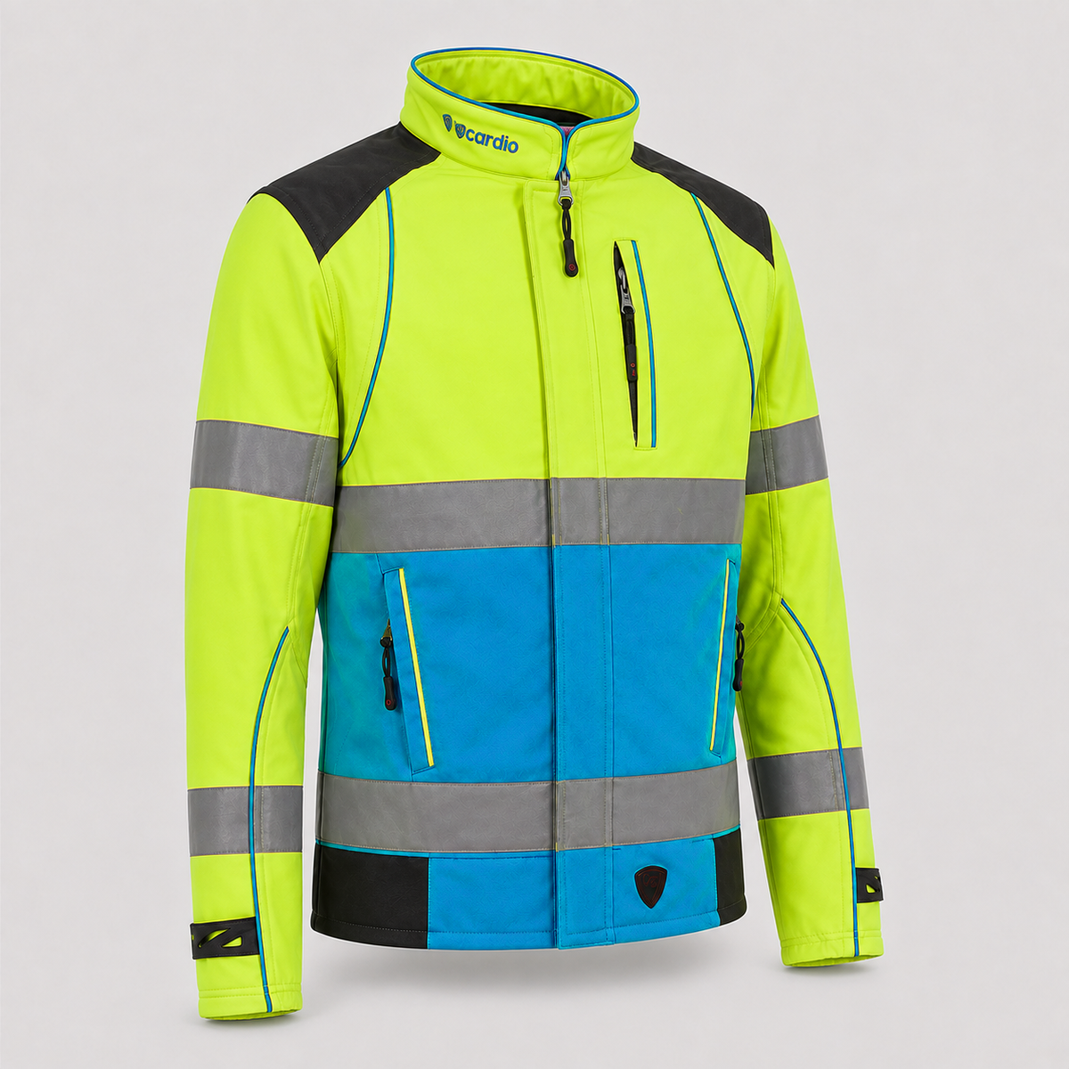 GIUBTEC CLIMBING MIS SOFTSHELL Giallo Fluo/Ciano