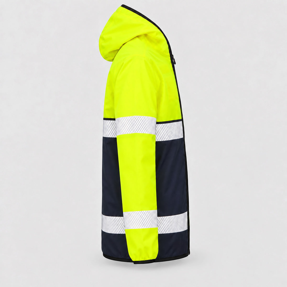 Guscio MAIA Idrorepellente EN20471/EN343 Giallo Fluo/Blu Navy