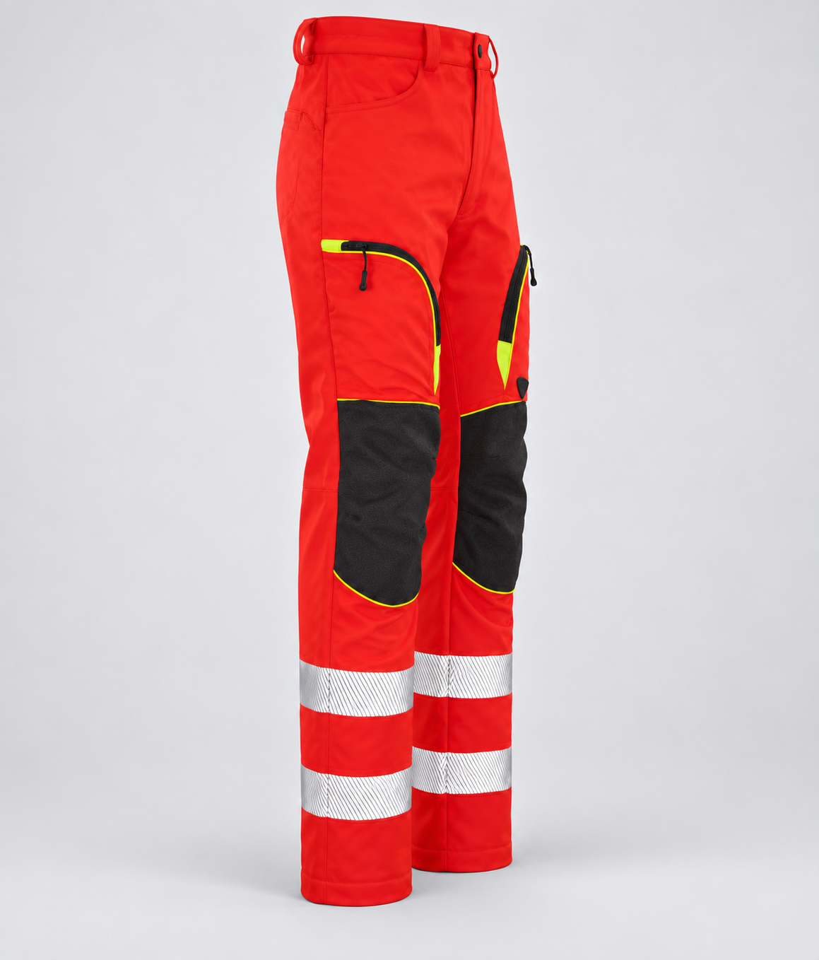 Pantalone art. CENTAURO con protezioni 17092-4:18 liv.A Rosso Fluo