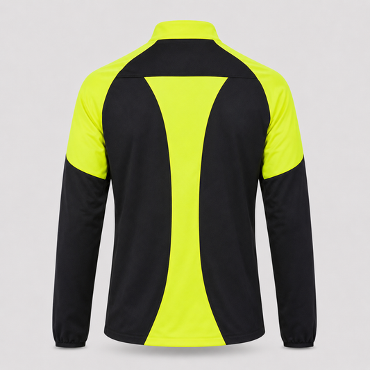 Pile/Maglia termica HeliRescue Nero/Giallo Fluo