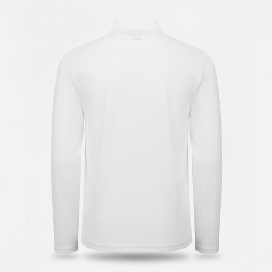 Polo BCPUI12 B&C Action Wear M/lunga 100%cot 180 gr/m2 Bianco