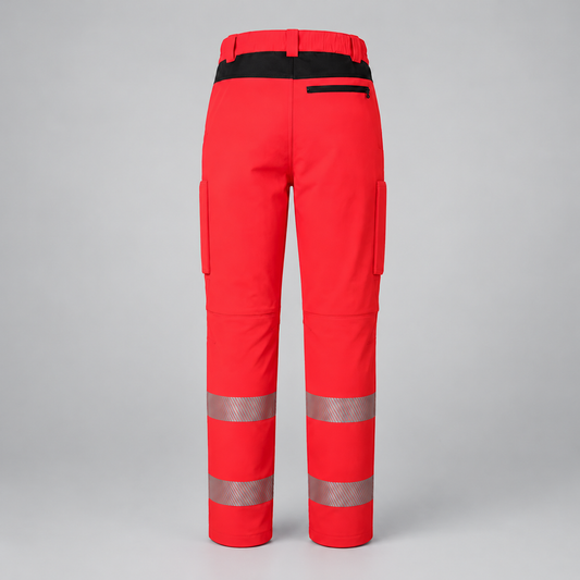 Pantalone PANTEC EVO - EN 20471 Rosso Fluo