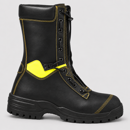 Stivaletto AIB MONTEBOVE H11ZIP/PA/SK Nero/Giallo Fluo