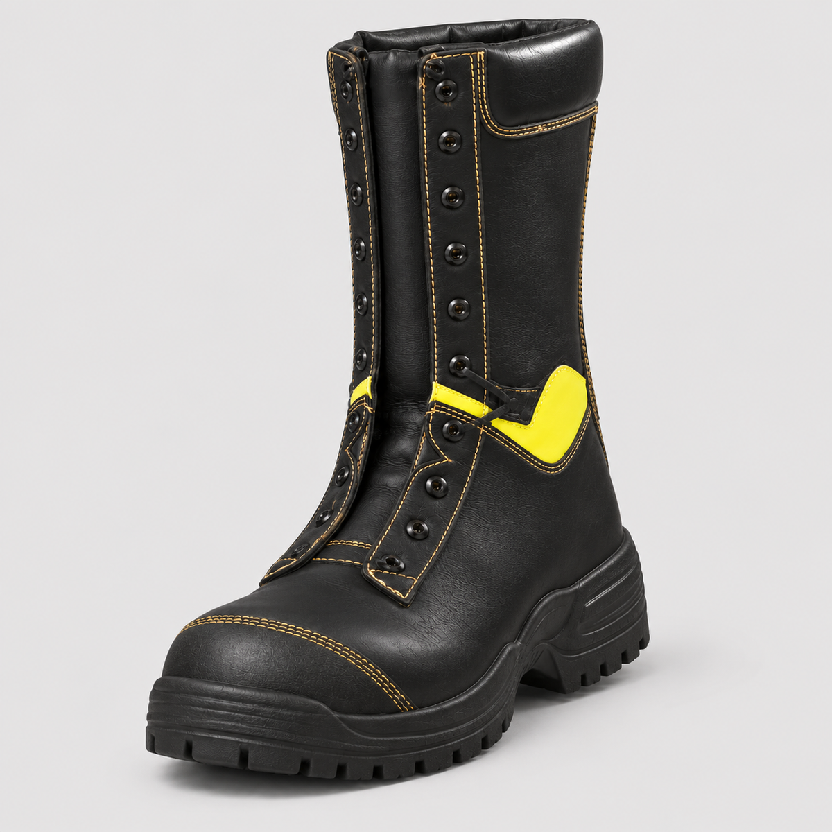 Stivaletto AIB MONTEBOVE H11ZIP/PA/SK Nero/Giallo Fluo