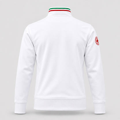Felpa TRICOLORE CRI CROCE ROSSA Bianco/Tricolore