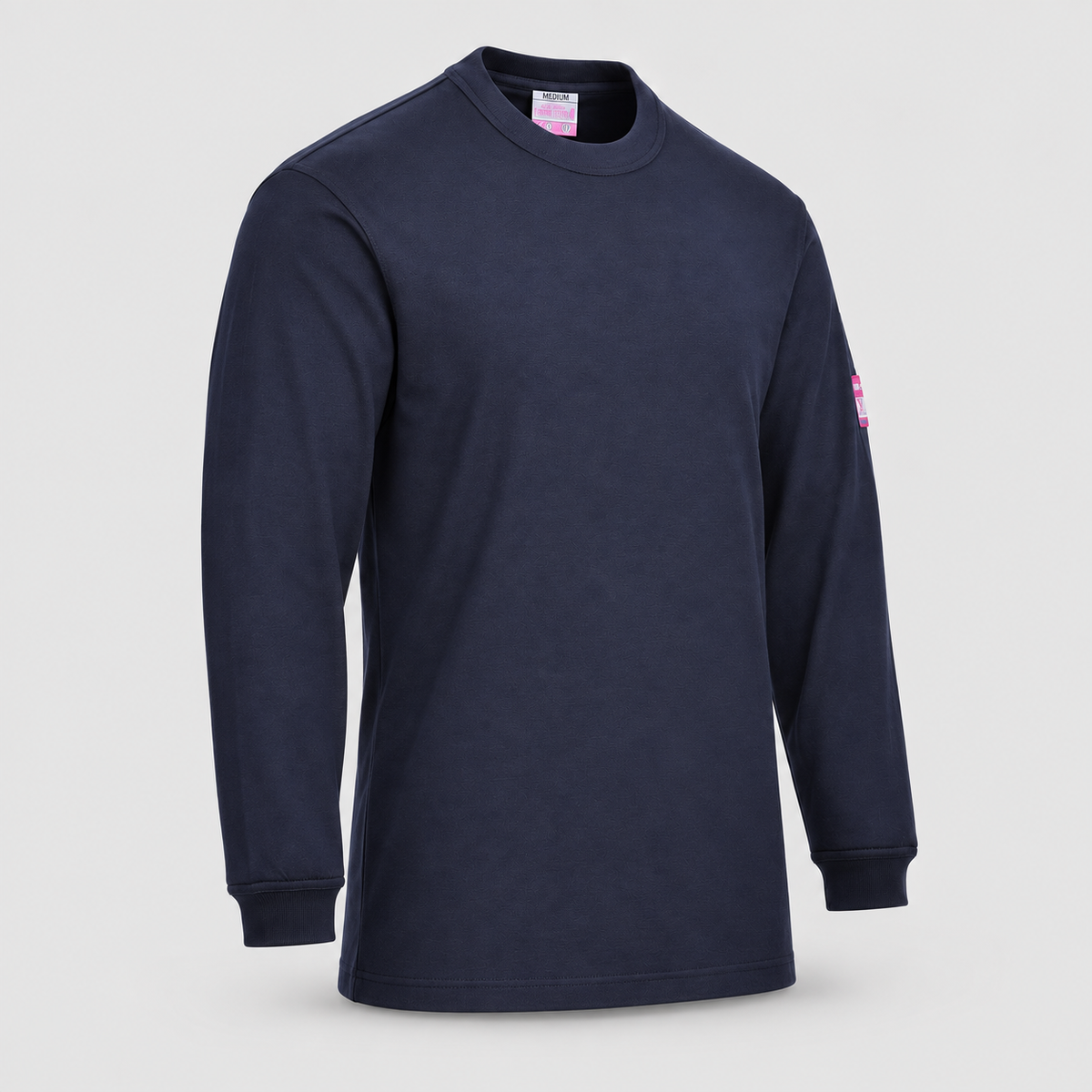 T-Shirt FR Modaflame art.FR11 m/lunga PWEST Blu Navy 2XL