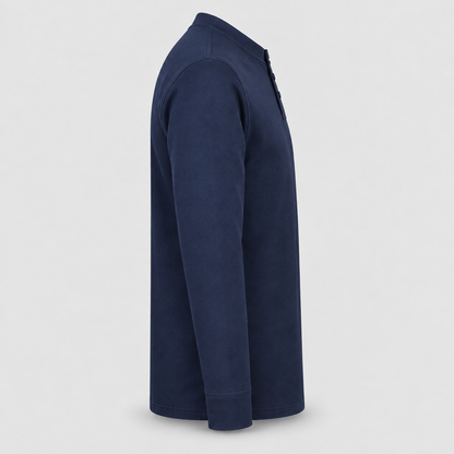 Maglia FR con bottoni art.FR32 m/lunga PWEST Blu Navy