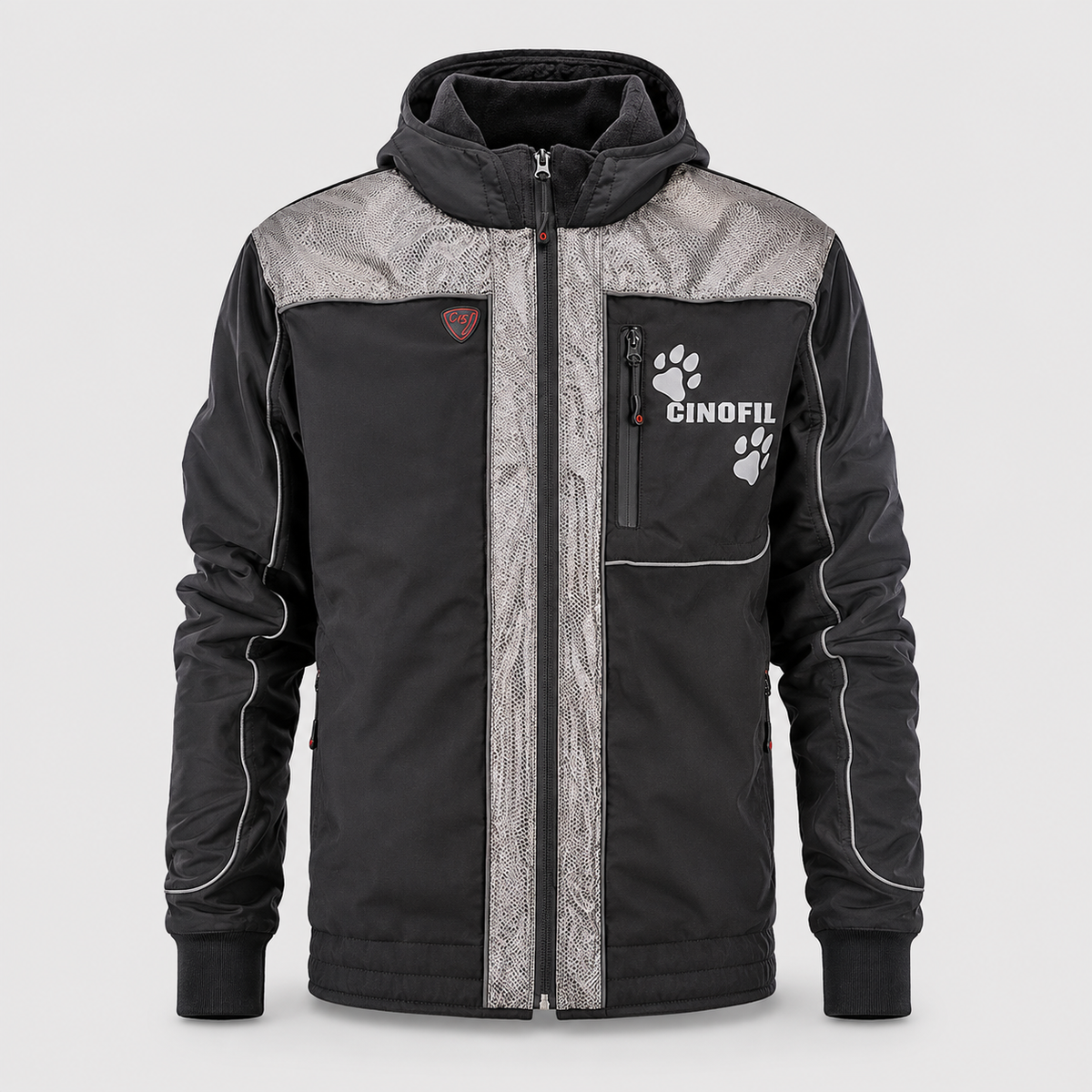 Giaccone invernale art. CINOFILI Nero 7XL
