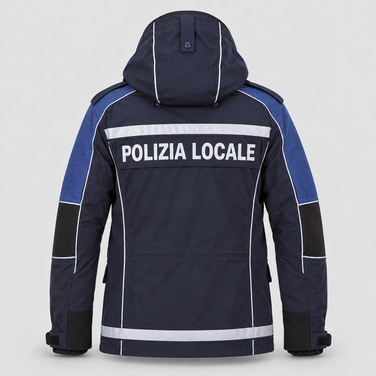 Giaccone Antipioggia LAW - Polizia Locale BLU NAVY