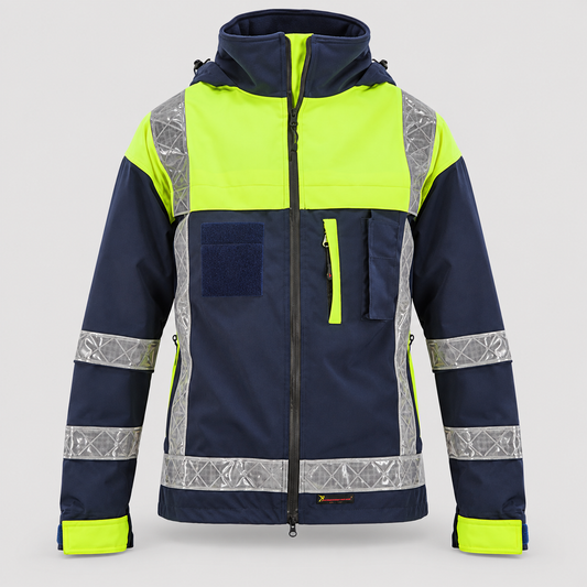 Giaccone art. GIACTEC LECCE Giallo Fluo/Blu Navy