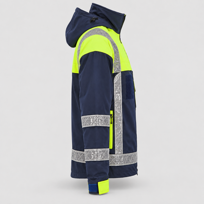Giaccone art. GIACTEC LECCE Giallo Fluo/Blu Navy