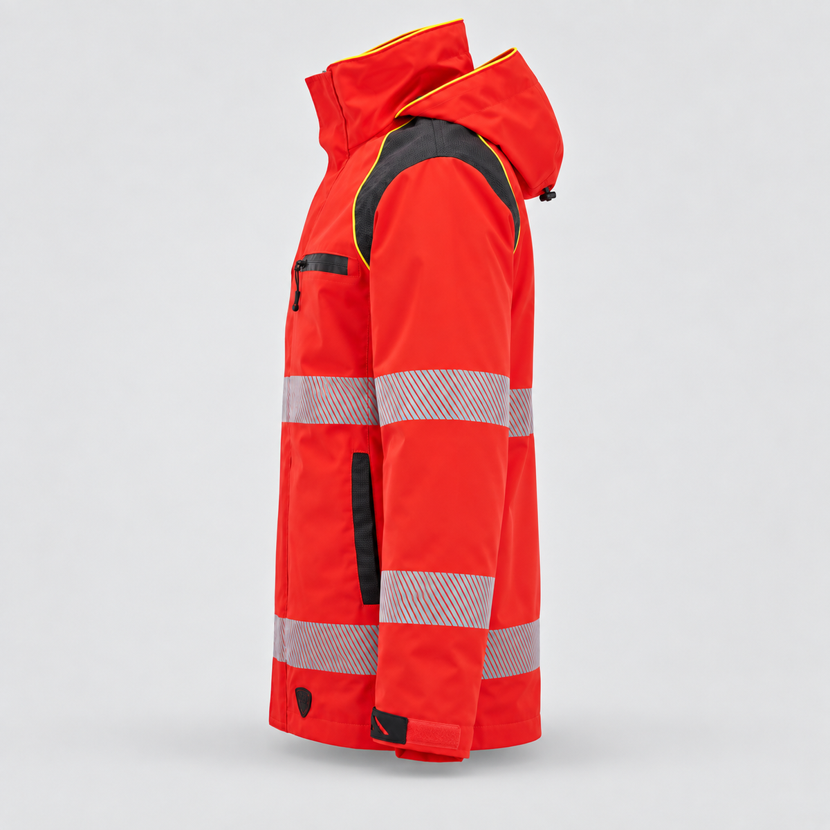 Giaccone GIACTEC POWER2  - EN20471 - EN 343 Rosso Fluo