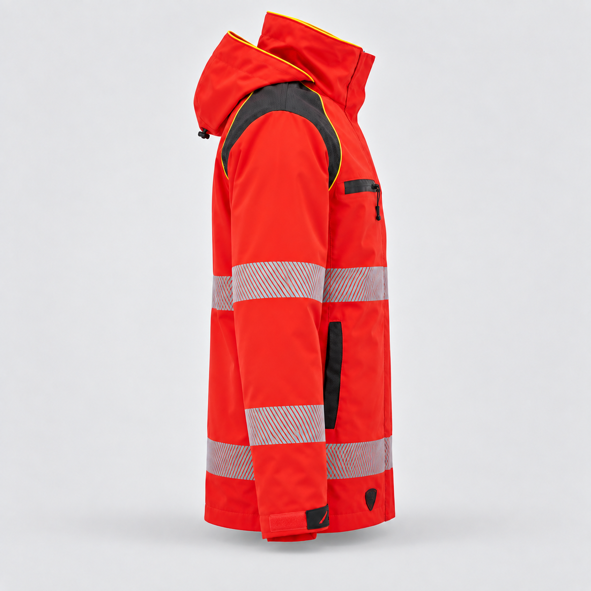Giaccone GIACTEC POWER2  - EN20471 - EN 343 Rosso Fluo