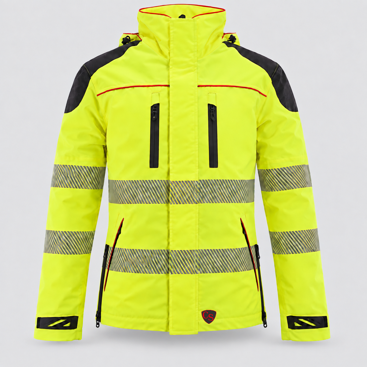 Giaccone GIACTEC POWER 3S in rete Giallo Fluo