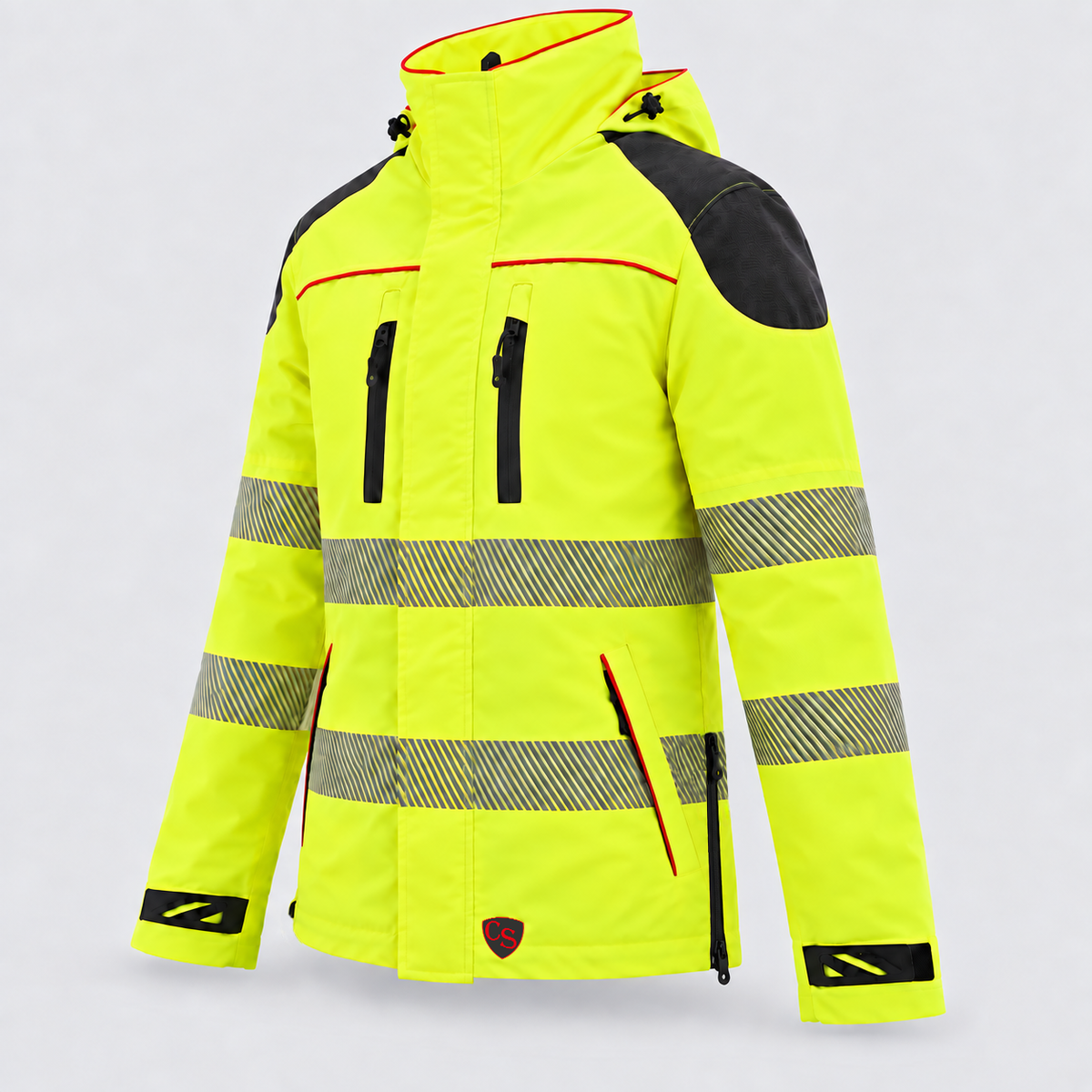 Giaccone GIACTEC POWER 3S in rete Giallo Fluo