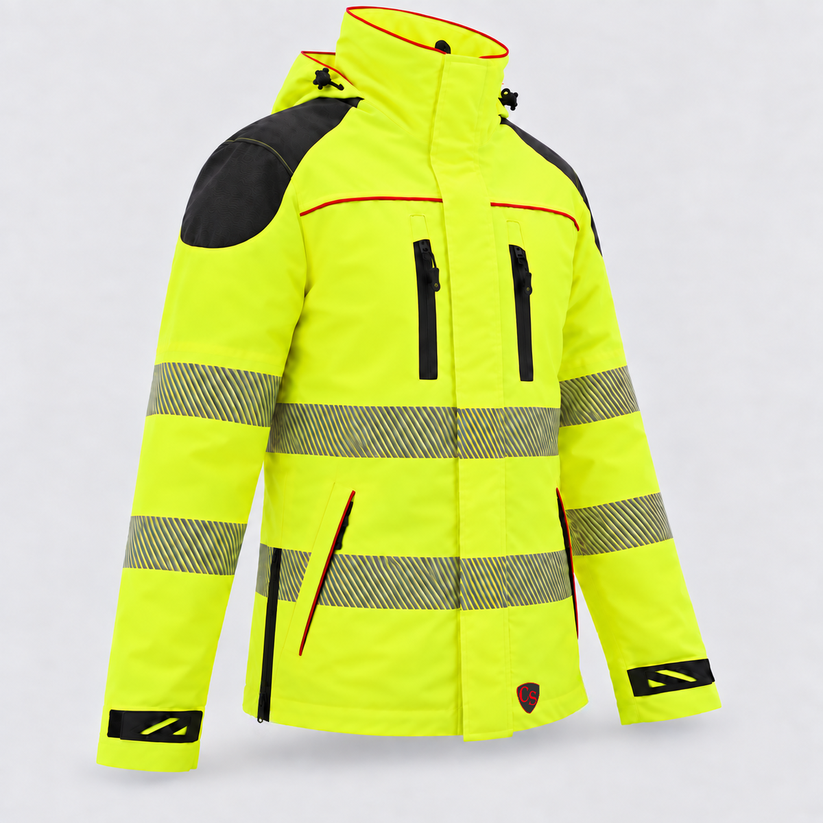 Giaccone GIACTEC POWER 3S in rete Giallo Fluo