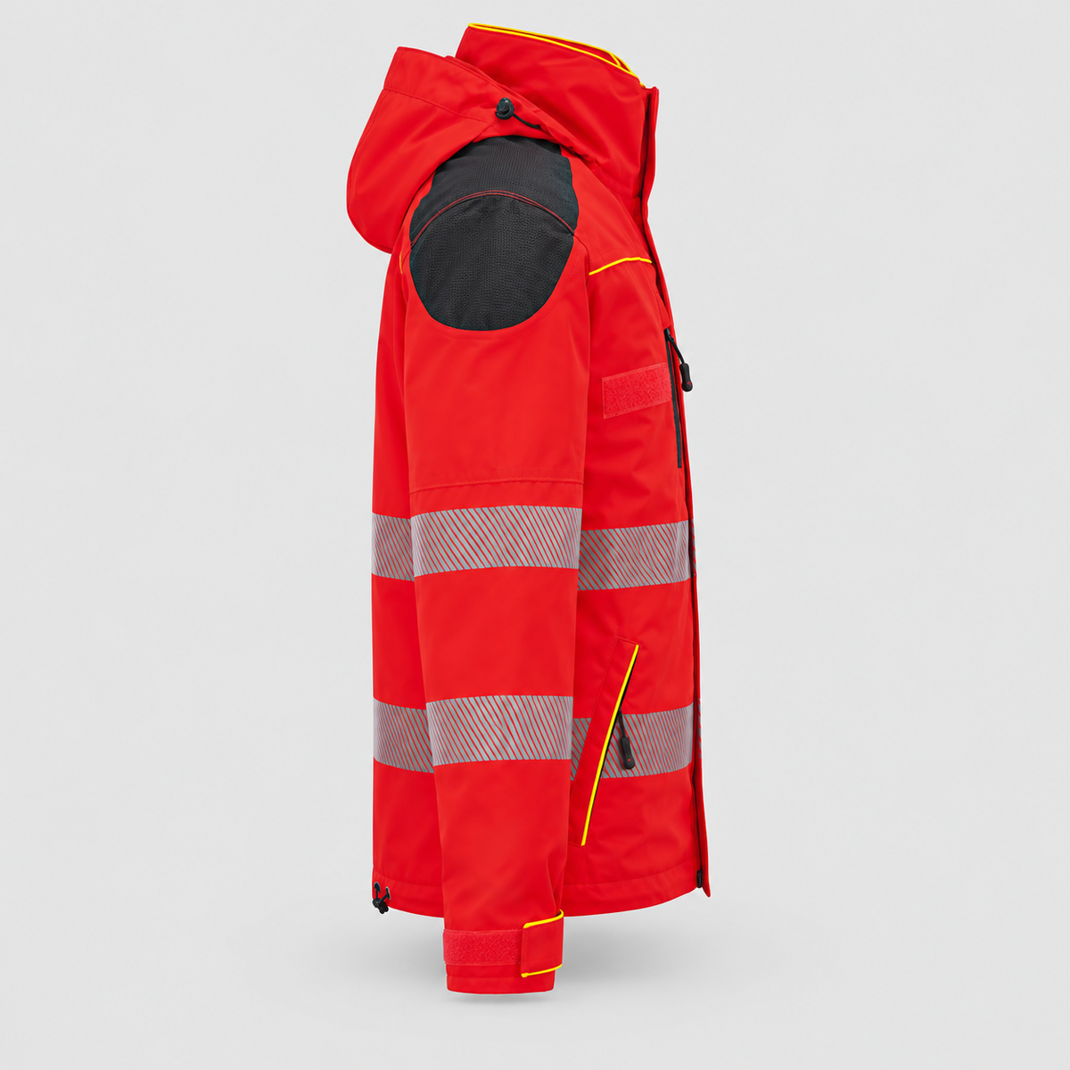 Giaccone GIACTEC POWER 3S in rete Rosso Fluo/Giallo Fluo