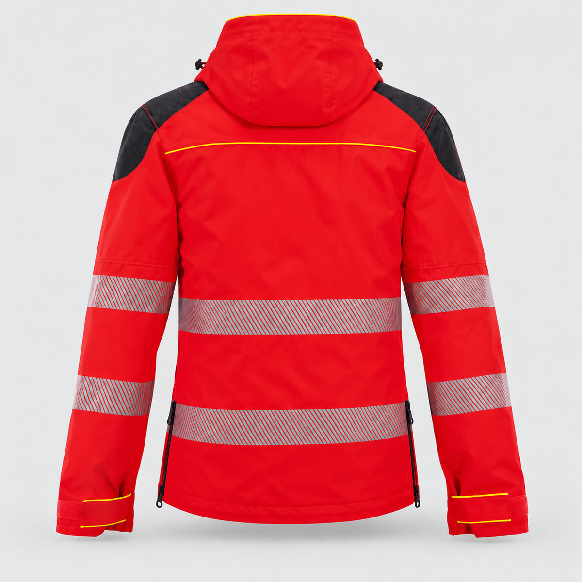 Giaccone GIACTEC POWER 3S in rete Rosso Fluo/Giallo Fluo