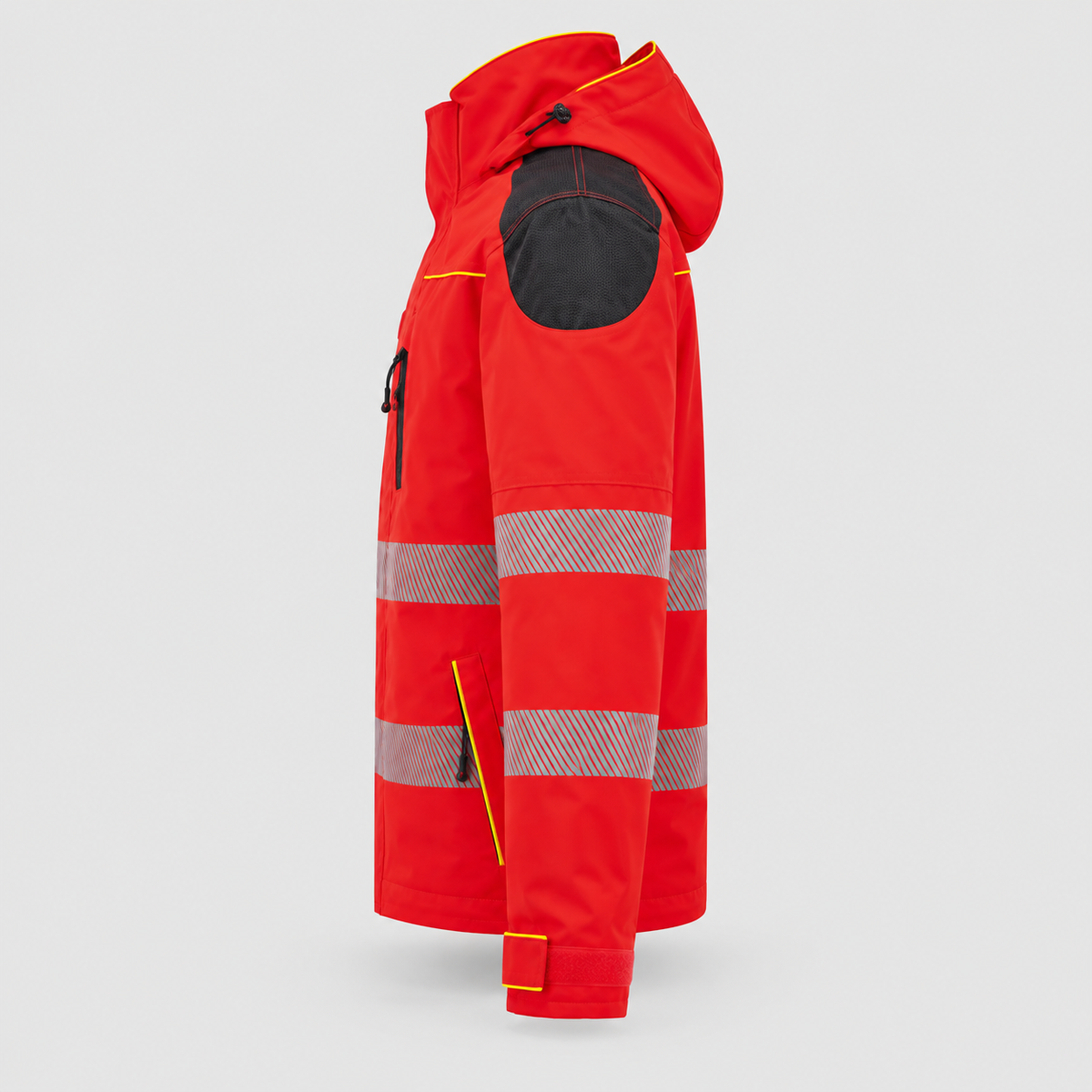 Giaccone GIACTEC POWER 3S in rete Rosso Fluo/Giallo Fluo