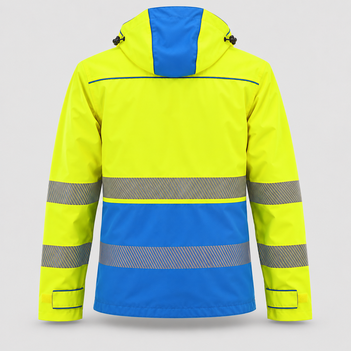Giaccone GIACTEC POWER MIS EN 20471 - EN343 Giallo Fluo/Ciano