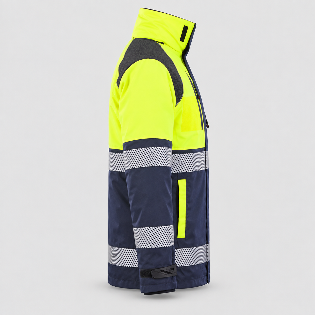 Giaccone GIACTEC POWER PC - EN343 Giallo Fluo/Blu Navy