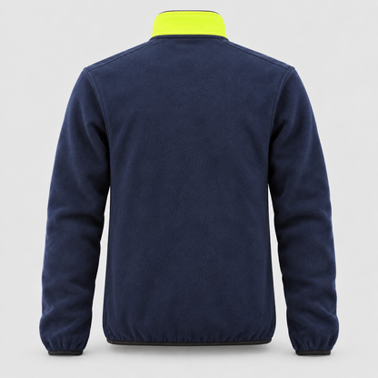Giaccone art. GIAC TONE2 con corpetto interno Blu Navy/Giallo Fluo