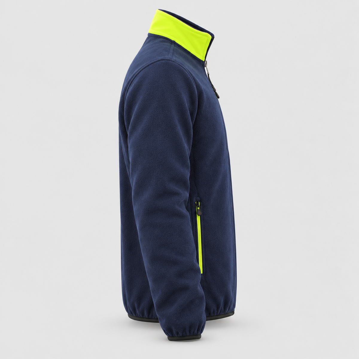 Giaccone art. GIAC TONE2 con corpetto interno Blu Navy/Giallo Fluo