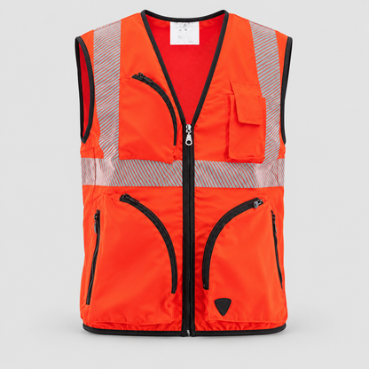 Gilet art. GILTEC POWER 3S - UNI EN 20471 Rosso Fluo