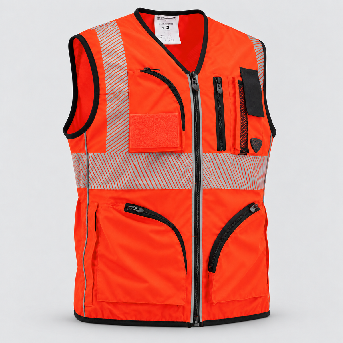 Gilet art. GILTEC POWER 127 - UNI EN 20471 Rosso Fluo