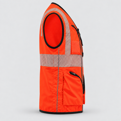 Gilet art. GILTEC POWER 127 - UNI EN 20471 Rosso Fluo
