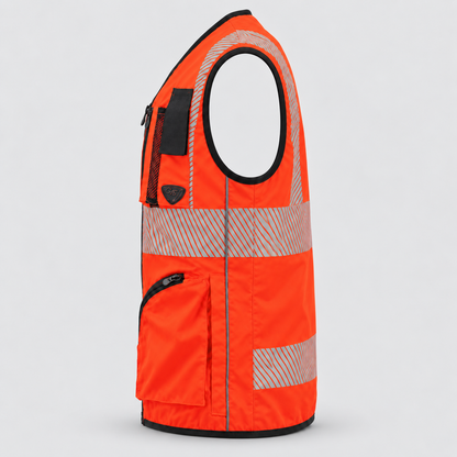 Gilet art. GILTEC POWER 127 - UNI EN 20471 Rosso Fluo