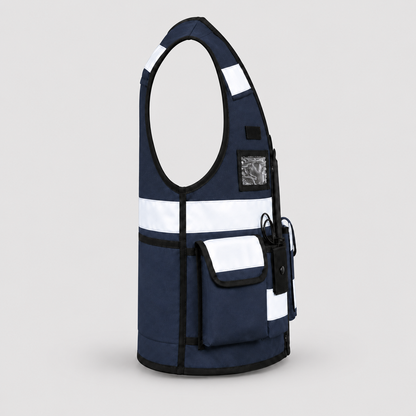 Gilet tattico art. KXTAC TACTICAL VEST Blu Navy 2XL-4XL