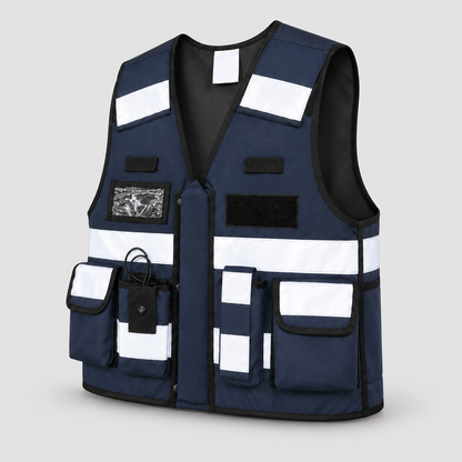 Gilet tattico art. KXTAC TACTICAL VEST Blu Navy 2XL-4XL