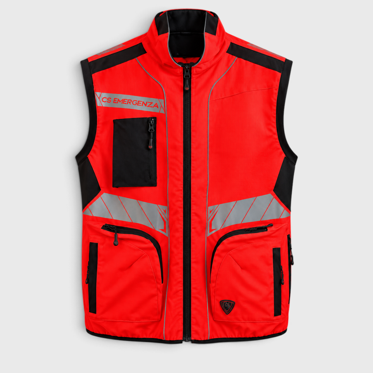 Gilet Tattico Operativo TITAN Rosso Fluo