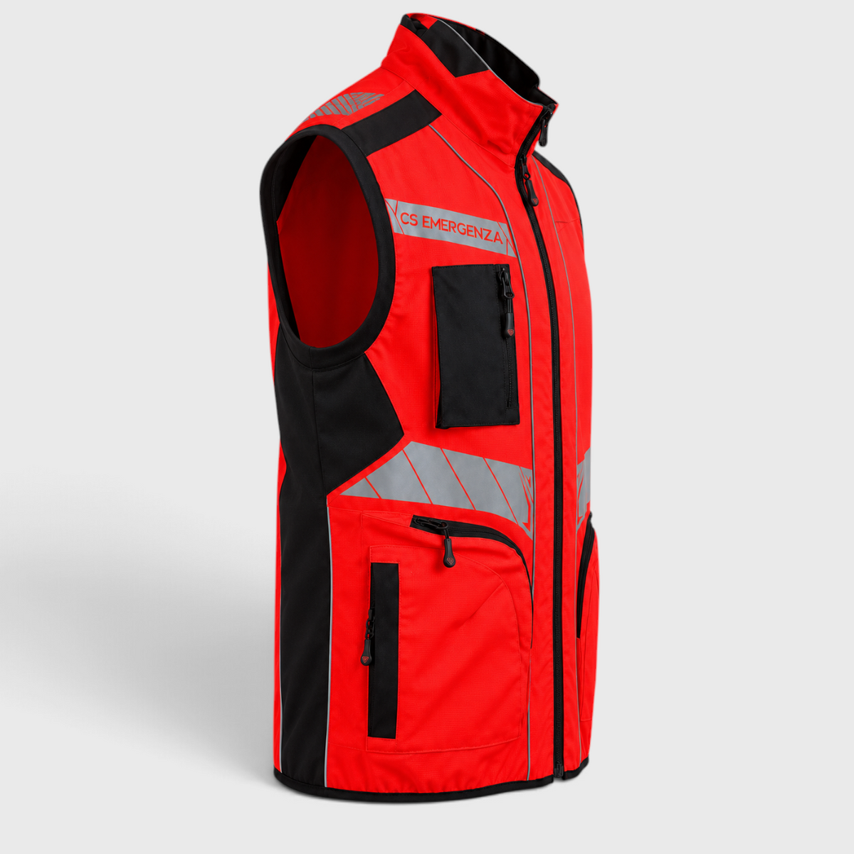 Gilet Tattico Operativo TITAN Rosso Fluo