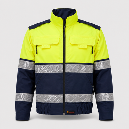 Giubbino art. GIUBTEC BETA PC Giallo Fluo/Blu Navy