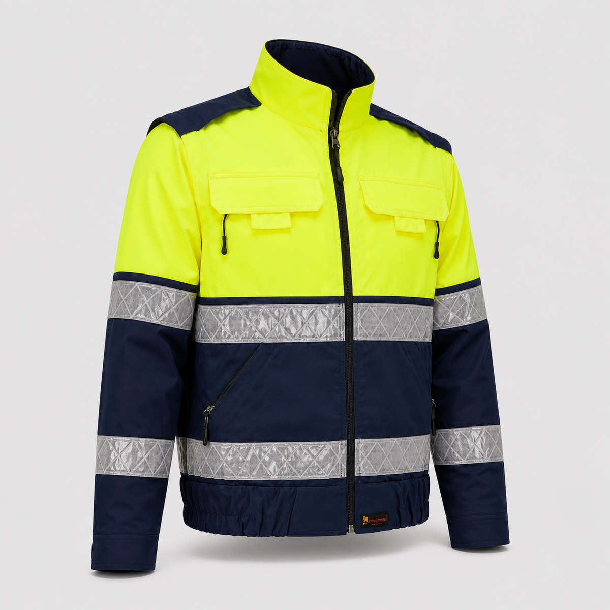 Giubbino art. GIUBTEC BETA PC Giallo Fluo/Blu Navy