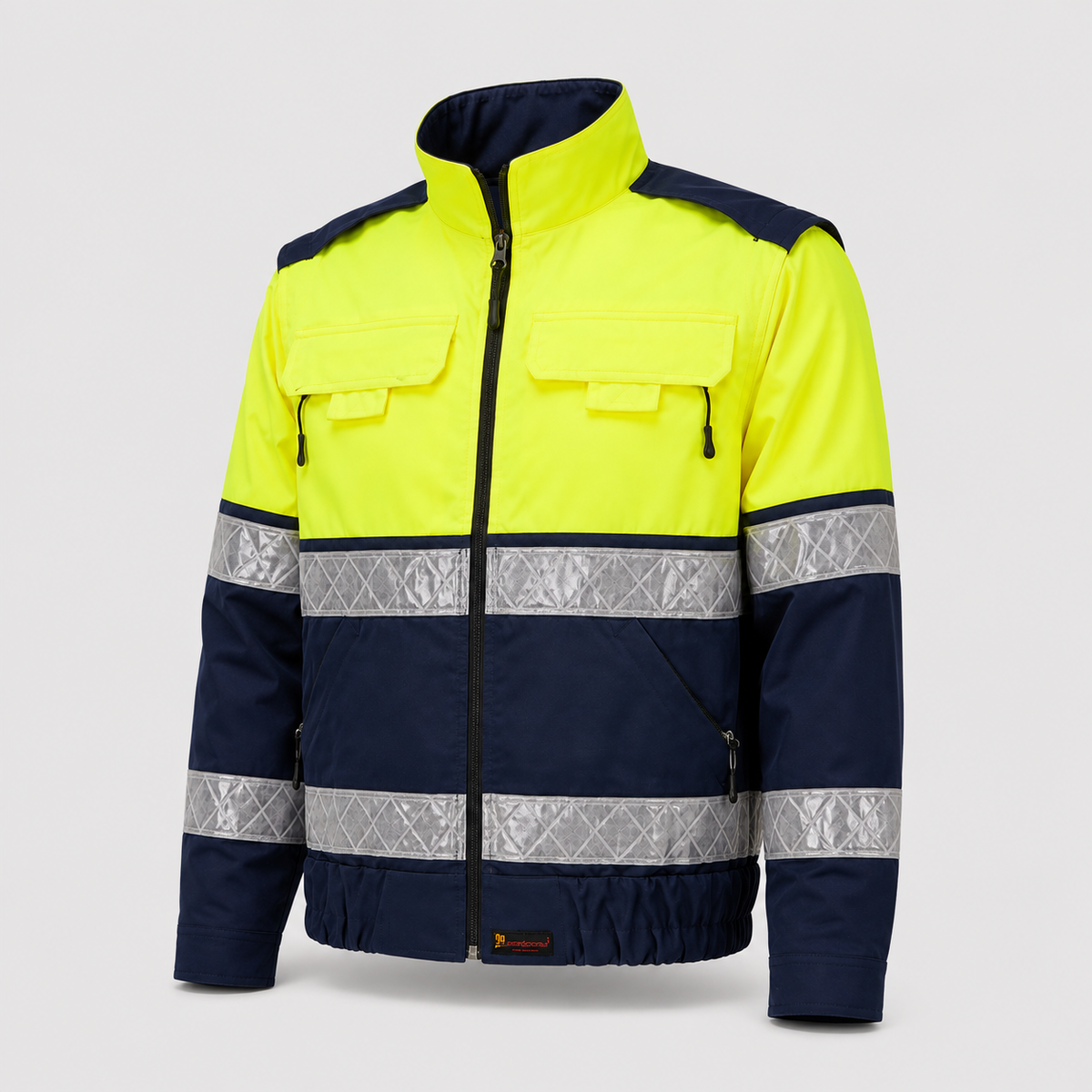 Giubbino art. GIUBTEC BETA PC Giallo Fluo/Blu Navy