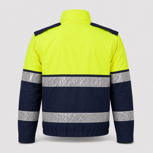 Giubbino art. GIUBTEC BETA PC Giallo Fluo/Blu Navy