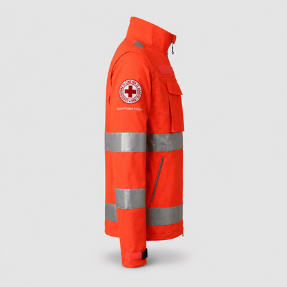 Giubbino intervento CRI ALTA VISIBILITA' ITEM ALL. B1 Rosso Fluo XL