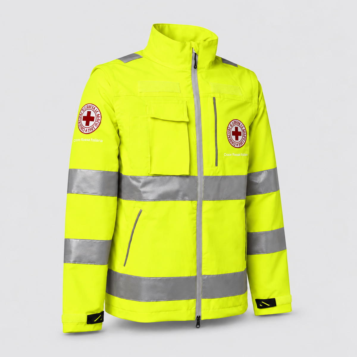 Giubbino intervento CRI ALTA VISIBILITA' ITEM ALL. B1 Giallo Fluo L