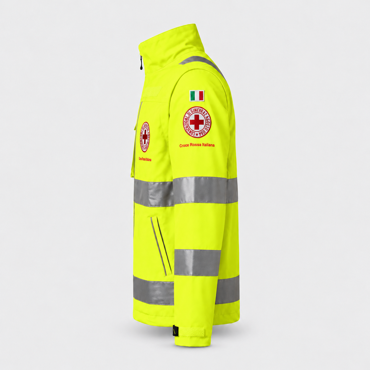 Giubbino intervento CRI ALTA VISIBILITA' ITEM ALL. B1 Giallo Fluo L