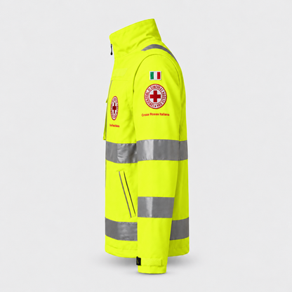 Giubbino intervento CRI ALTA VISIBILITA' ITEM ALL. B1 Giallo Fluo L