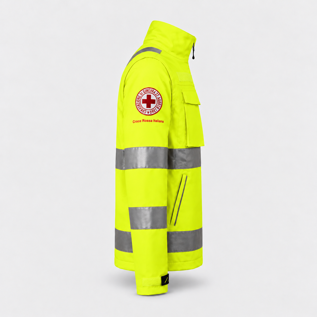 Giubbino intervento CRI ALTA VISIBILITA' ITEM ALL. B1 Giallo Fluo L