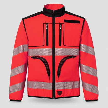 Giubbino GIUBTEC EVO - EN 20471 Rosso Fluo