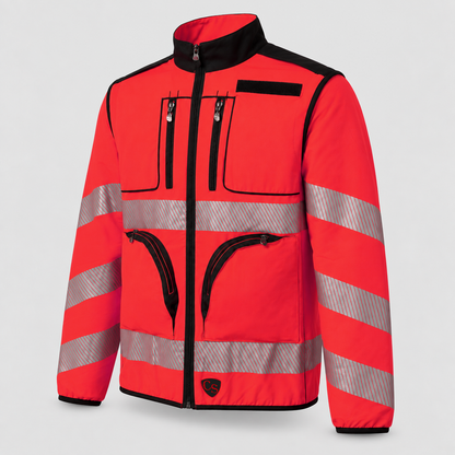 Giubbino GIUBTEC EVO - EN 20471 Rosso Fluo